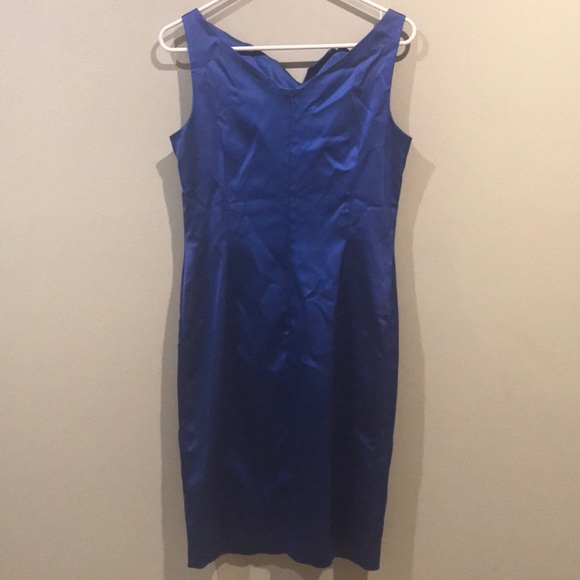 David meister blue dress size 6 - Picture 4 of 6